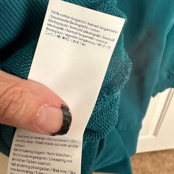 Amendi Pullover Petrol EUC Large - Picture 6 of 6